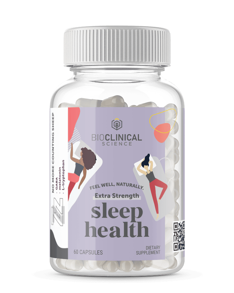 Sleep Health Extra Strength Supplements 60 Count Bottle