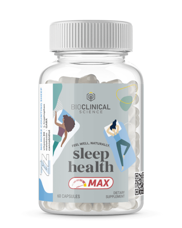 Sleep Health MAX Supplements 60 Count Bottle
