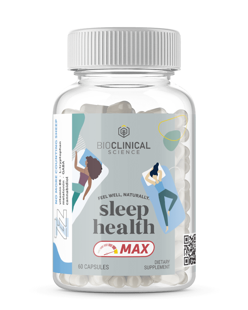 Sleep Health MAX Supplements 60 Count Bottle