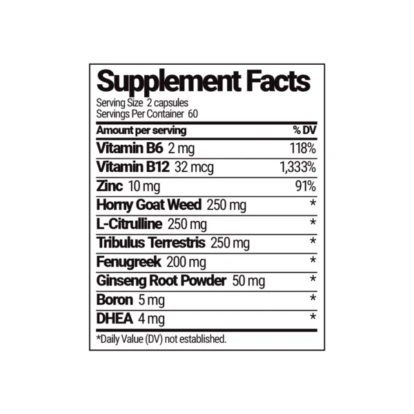 Man Vitamin - Testosterone Support - Image 3