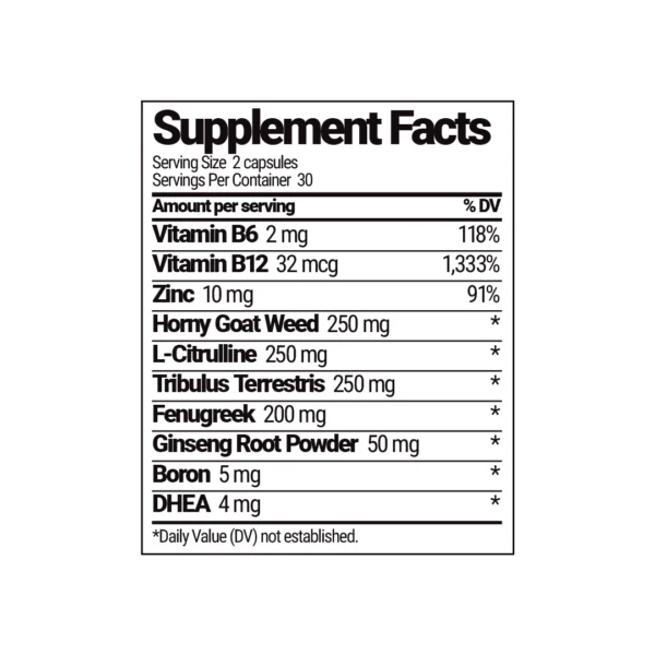 Man Vitamin - Testosterone Support - Image 2