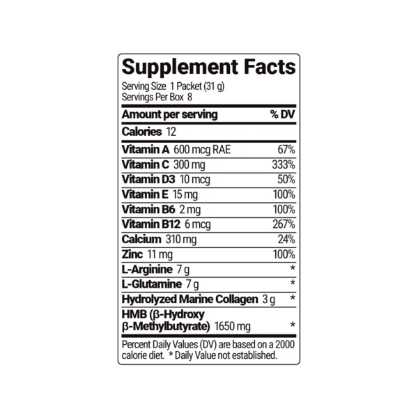 WoundPro+ Nutritional Support Drink Mix for Wound Healing - 8 Count - Image 4