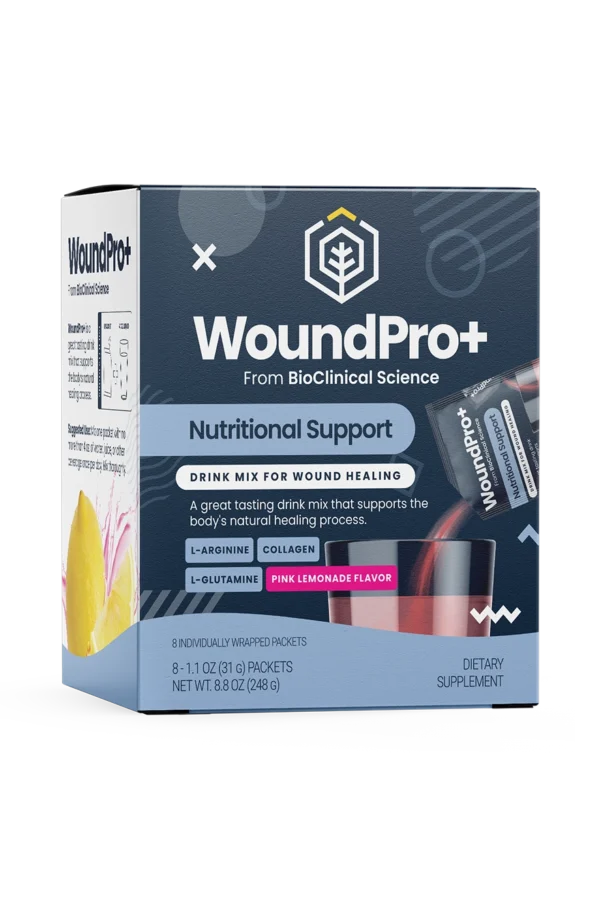WoundPro+ Nutritional Support Drink Mix for Wound Healing - 8 Count