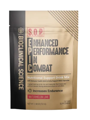 SOP EPIC - Nutritional Support Drink Mix - with Immune Health MAX and Ache Support MAX Capsules