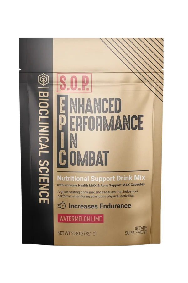 SOP EPIC - Nutritional Support Drink Mix - with Immune Health MAX and Ache Support MAX Capsules